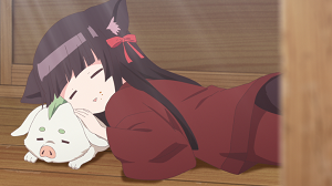 獏の子供の瓜乃介(うりのすけ)と櫻